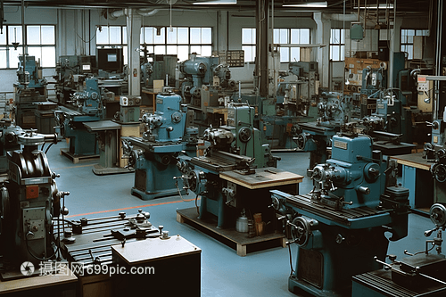 機(jī)械車(chē)間的大型設(shè)備圖片